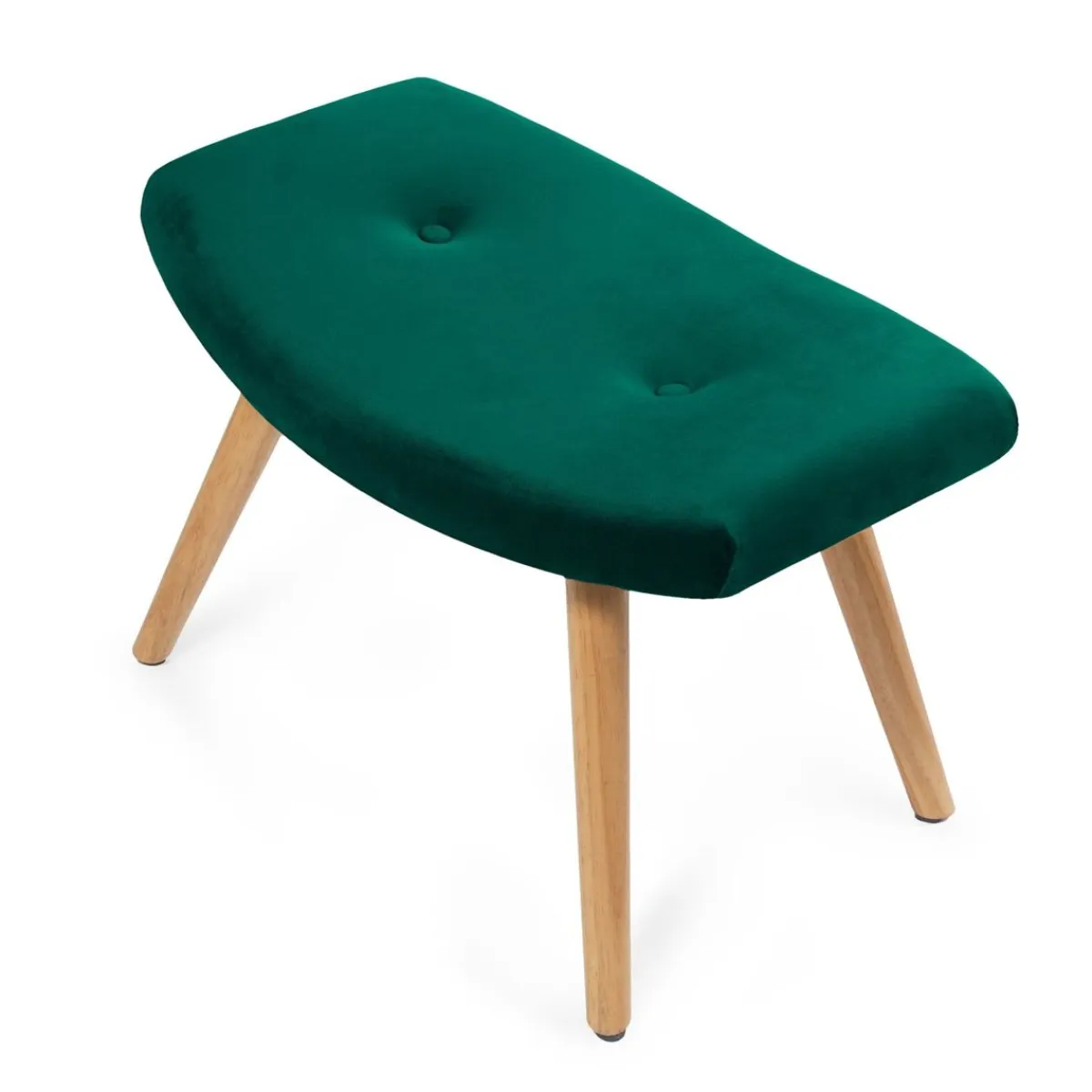HOMLA PodNożek Moss Welurowy 61X41X38 Cm Zielony New