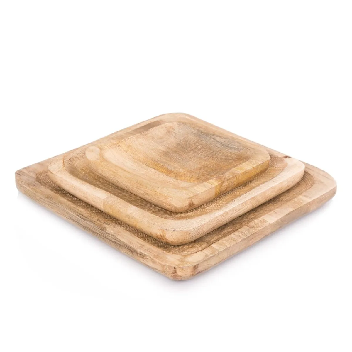 HOMLA Podstawka Abbou Drewniana 25X25 Cm Naturalny