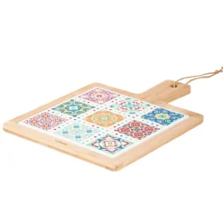 HOMLA Podstawka Ethnic Deska Drewniana Mozaika 20X20Cm Online