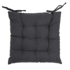 HOMLA Poduszka Na Krzeslo Asam Czarna Pikowana 40X40 Outlet