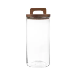 HOMLA Pojemnik Carlos Duzy Z Akacjowym Uchwytem 1,2 L Discount