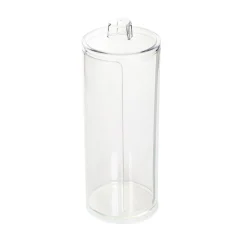 HOMLA Pojemnik Falsa Na Waciki Transparentny 7X7X18 Cm Przezroczysty Hot