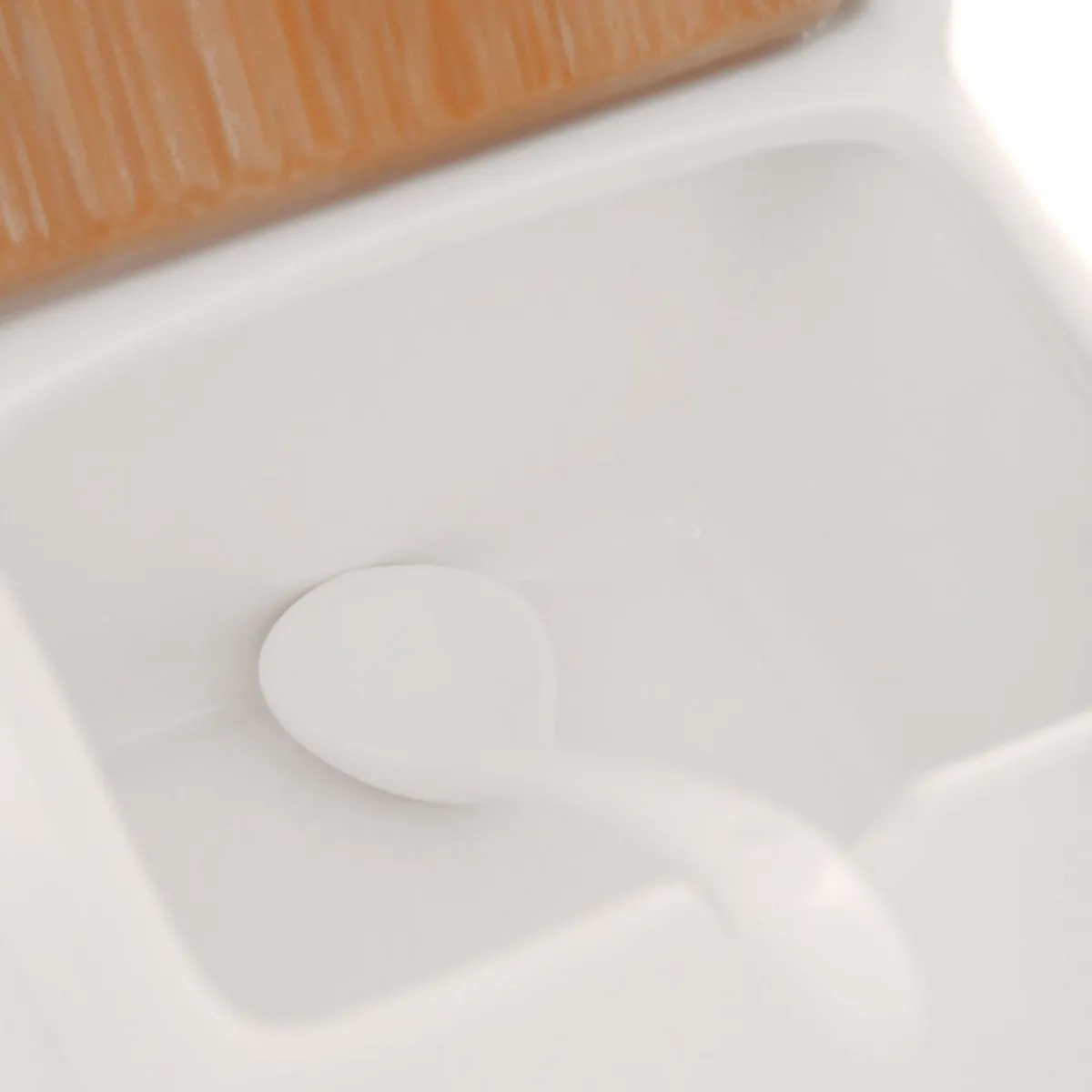 HOMLA Pojemnik Fincan Porcelanowy Z Lyzeczka 10X10X10 Cm Hot