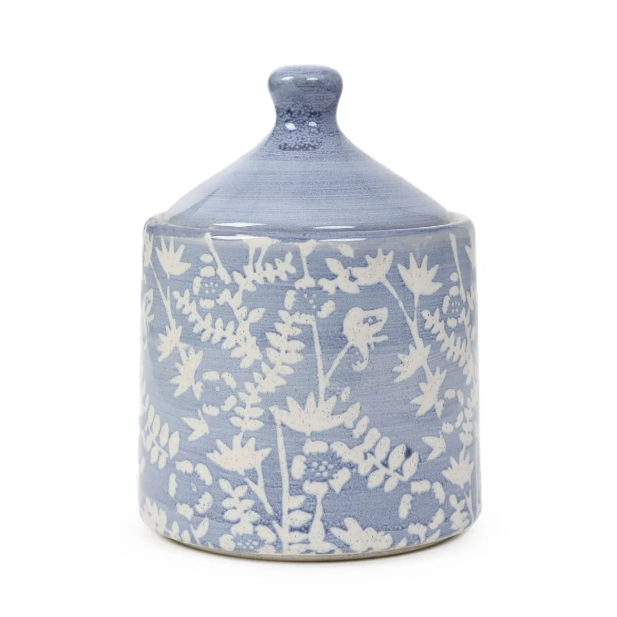 HOMLA Pojemnik Mirabel Niebieski We Wzory 10X14 Cm Clearance