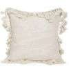 HOMLA Poszewka Flesse Z Fredzlami Bezowa 45X45 Cm Discount