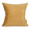 HOMLA Poszewka Kvet Musztardowa Z Wytloczeniami 45X45 Cm Discount
