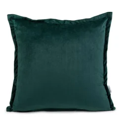 HOMLA Poszewka Nantu Welwetowa Imitacja Sztruksu Zielona 45X45+1.5 Cm Best