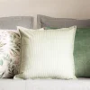 HOMLA Poszewka Nantu Welwetowa Imitacja Sztruksu Pistacjowa 45X45+1.5 Cm Zielony Outlet