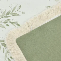 HOMLA Poszewka Pistacio Lisc Eukaliptusa 45X45 Cm Bialy