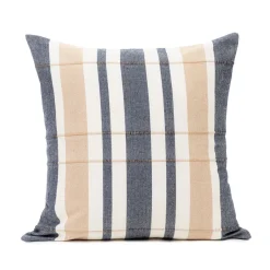 HOMLA Poszewka Rezza W Bezowo Niebieskie Paski 45X45 Cm Wielokolorowy Online