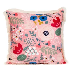HOMLA Poszewka Vier W Kwiatowy Wzor Z Fredzlami 45X45 Cm Discount