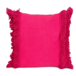 HOMLA Poszewka Vivero Fuksjowa Z Fredzlami 45X45 Cm Fioletowy Online