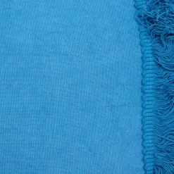 HOMLA Poszewka Vivero Granatowa Z Fredzlami 45X45 Cm Granatowy New