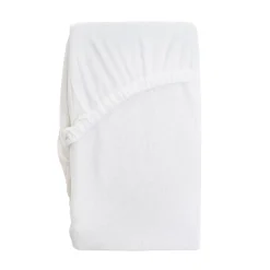 HOMLA Przescieradlo Claire Jersey Biale 140X200 Cm Bialy Best