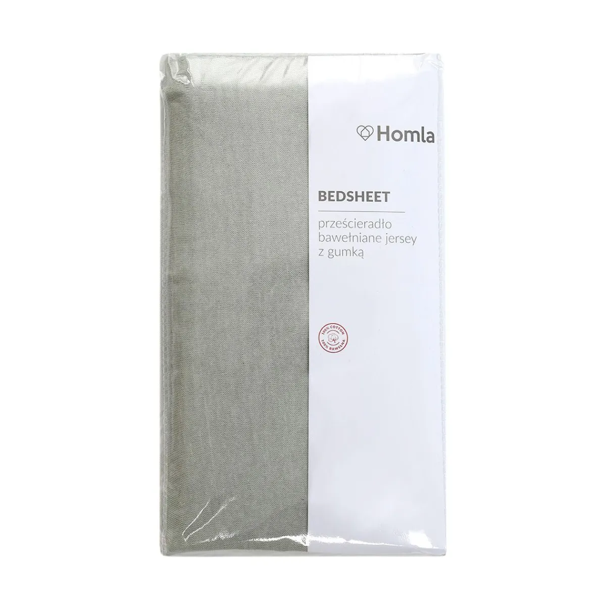HOMLA Przescieradlo Claire Jersey Pistacjowe 160X200 Cm Zielony Sale