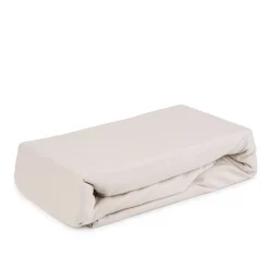 HOMLA Przescieradlo Claire Jersey Bezowe 160X200 Cm Bezowy