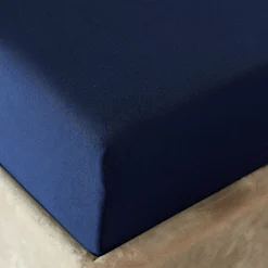 HOMLA Przescieradlo Claire Jersey Granatowe 160X200 Cm Granatowy Sale