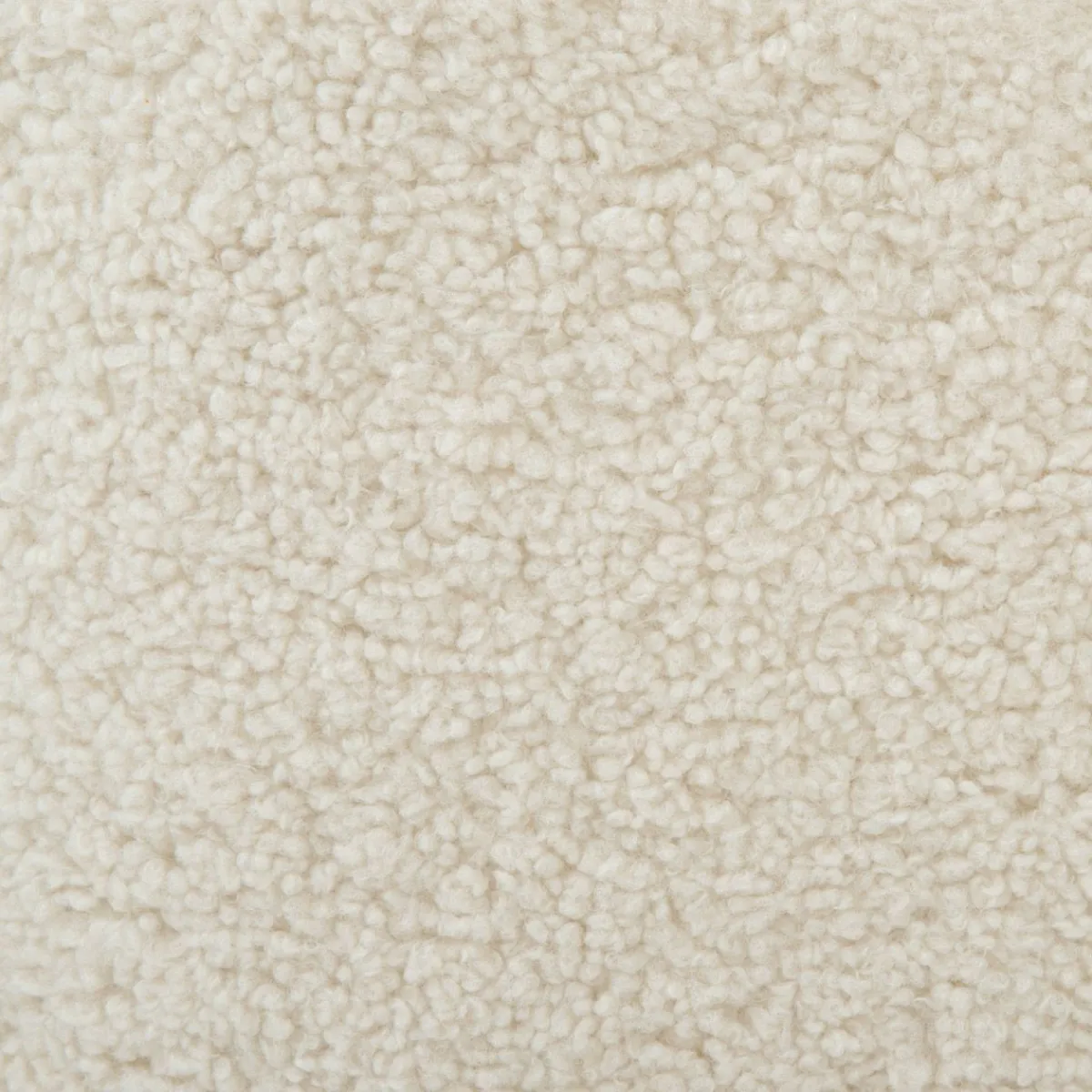 HOMLA Pufa Alda Bezowa W Tkaninie Teddy 50X40X44 Cm Bezowy Clearance