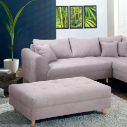 HOMLA Pufa Do Naroznika Szara Semi 120X70X40 Cm All 999400 Szary New