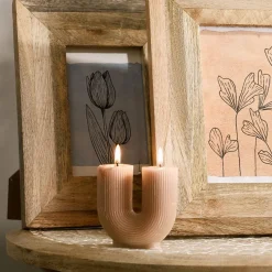 HOMLA Ramka Na Zdjecie Abese Drewniana 13X18 Cm Naturalny Hot