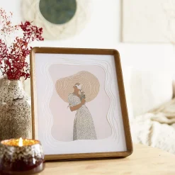 HOMLA Ramka Na Zdjecie Sali Drewniana Z Paspartu 20X25 Cm Sale