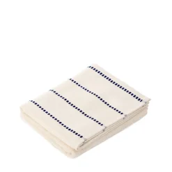 HOMLA Ręcznik Amori Bezowy W Niebieskie Pasy 100X150Cm Outlet