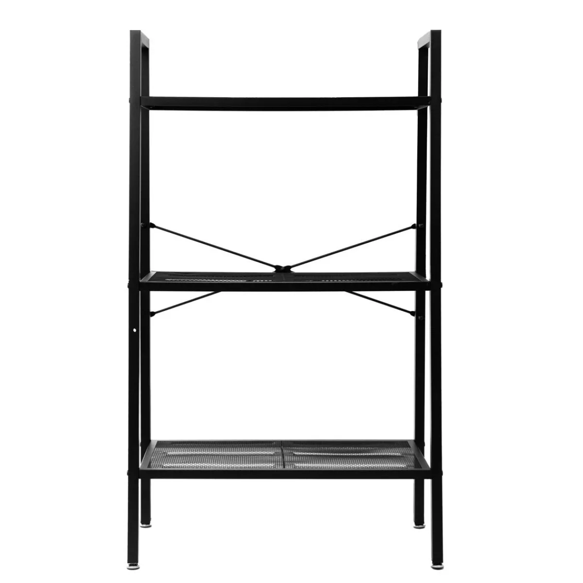 HOMLA Regal Malmi Metalowy 60X35X101,5 Cm Czarny Discount