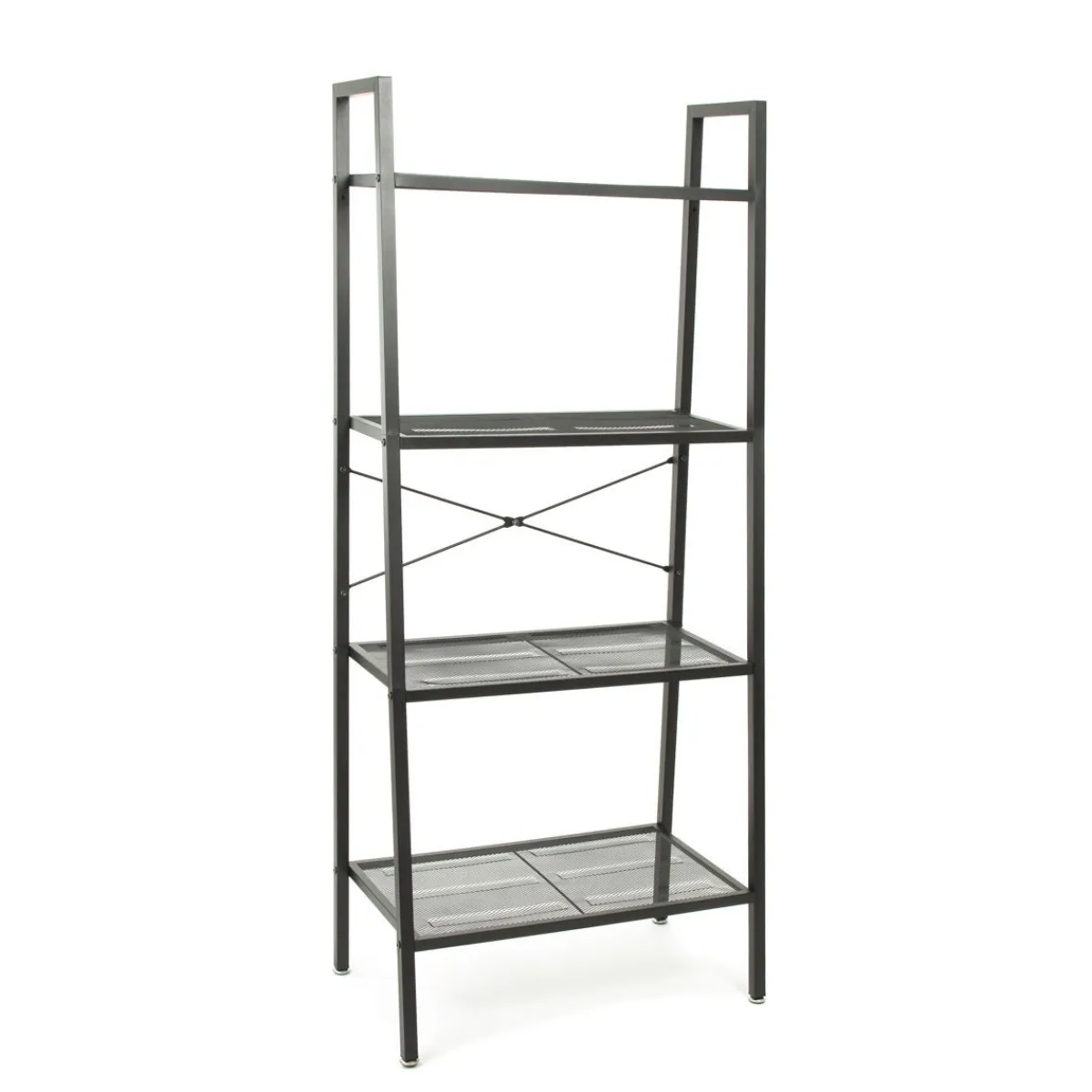 HOMLA Regal Malmi Metalowy 60X35X135 Cm Czarny Discount