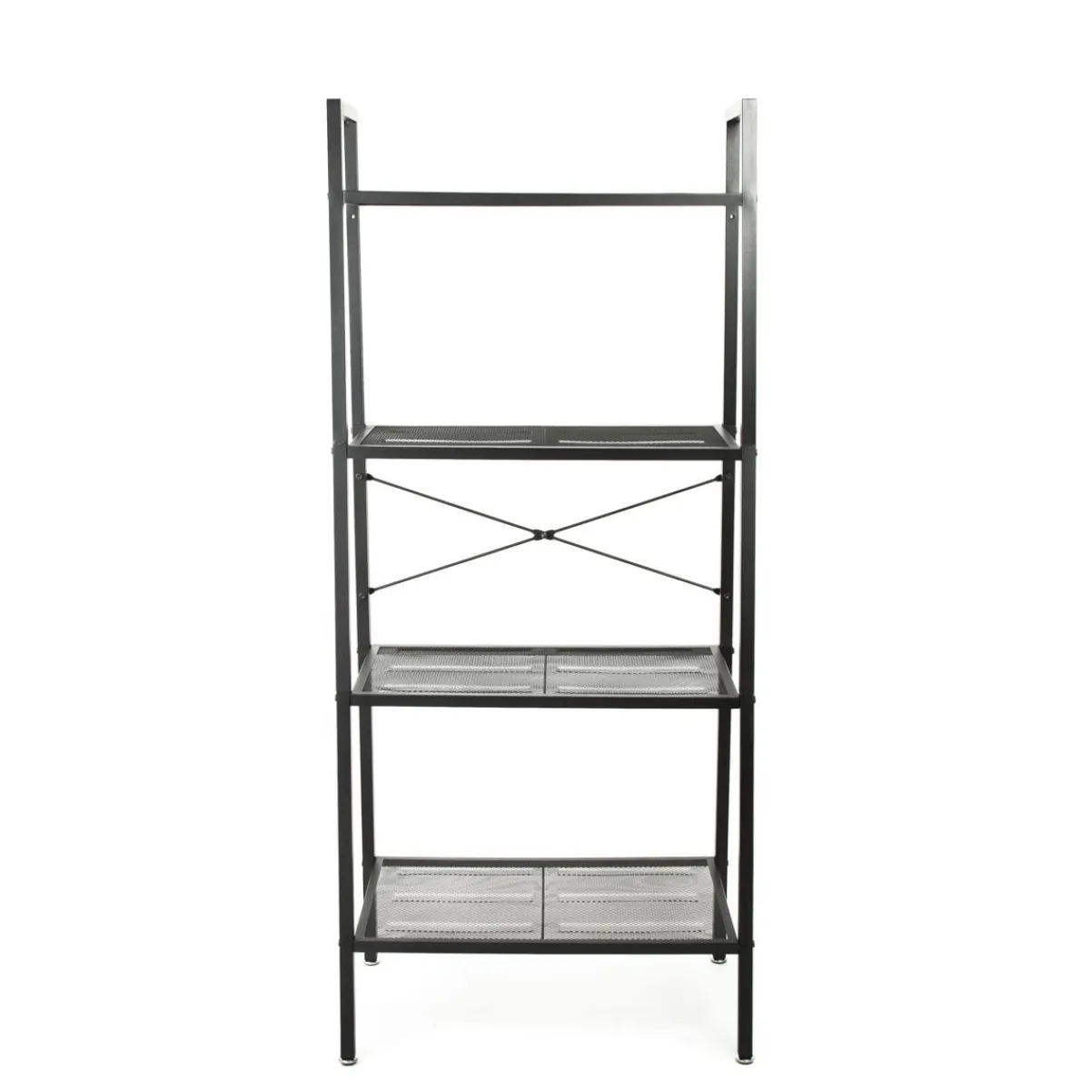 HOMLA Regal Malmi Metalowy 60X35X135 Cm Czarny Discount