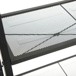 HOMLA Regal Malmi Metalowy 60X35X135 Cm Czarny Discount
