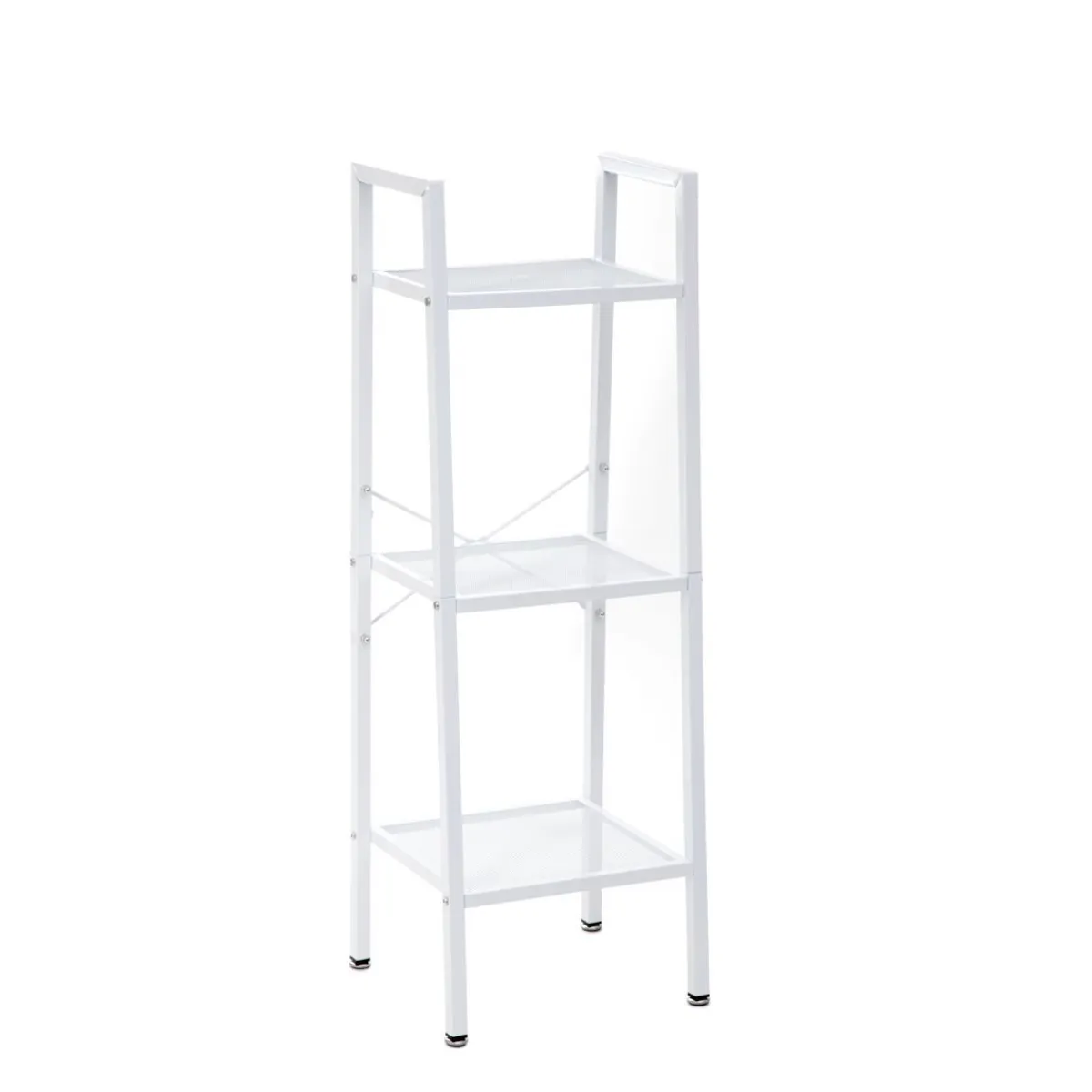 HOMLA Regal Malmi Metalowy 35X35X101,5 Cm Bialy Outlet