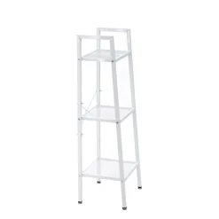 HOMLA Regal Malmi Metalowy 35X35X101,5 Cm Bialy Outlet