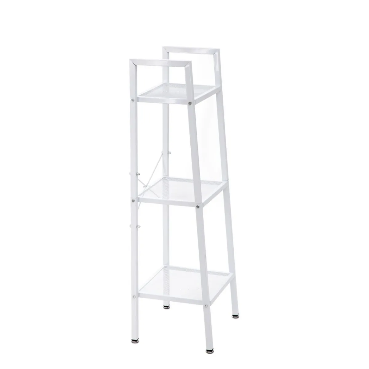 HOMLA Regal Malmi Metalowy 35X35X101,5 Cm Bialy Outlet