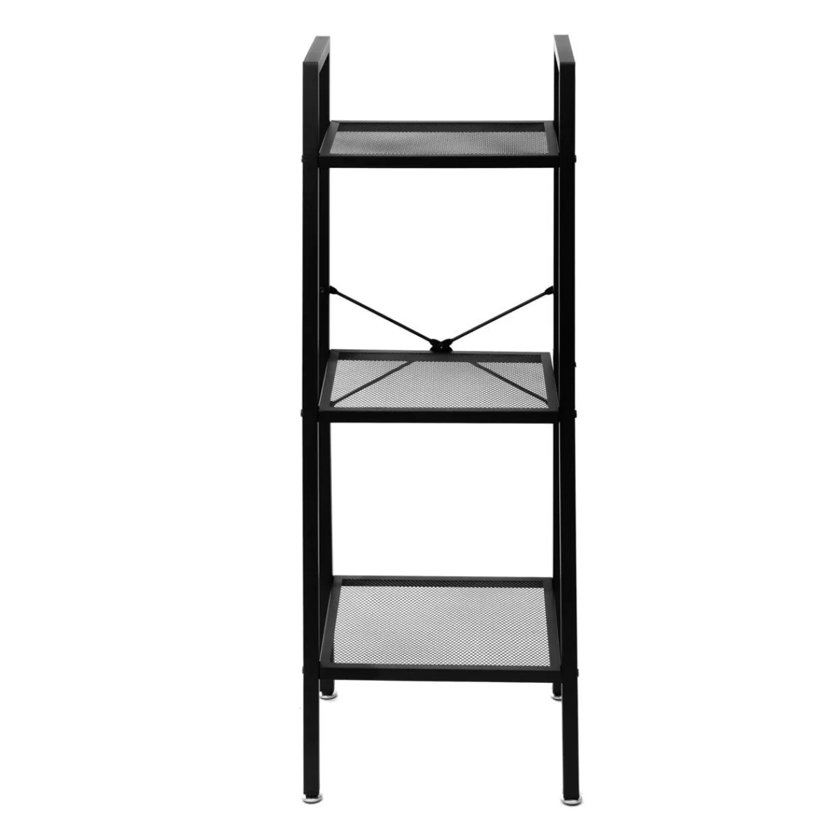 HOMLA Regal Malmi Metalowy 35X35X101,5 Cm Czarny New