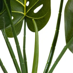 HOMLA Roslina Sztuczna Tropical Zone Monstera W Czarnej Donicy 75 Cm Hot