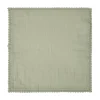 HOMLA Serwetka Elin Muslinowa Z Koronkowa Lamowka Pistacjowa 40X40 Cm Best