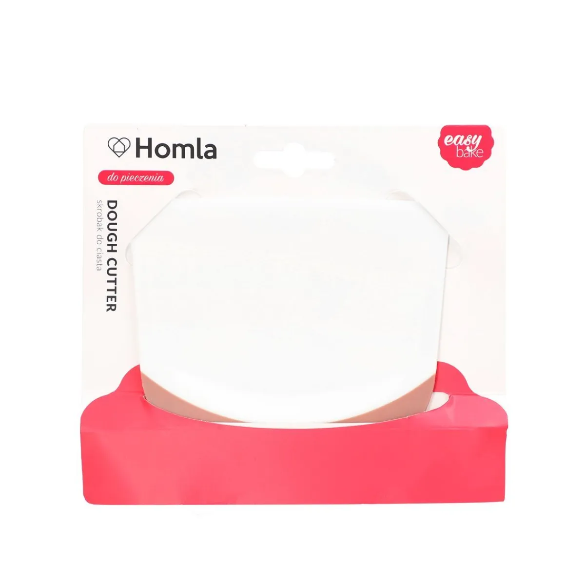 HOMLA Skrobak Easy Bake Do Ciasta 12X10 Cm Bialy New