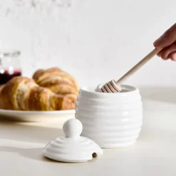 HOMLA Sloik Fincan Na Miod 0,3 L Bialy Clearance