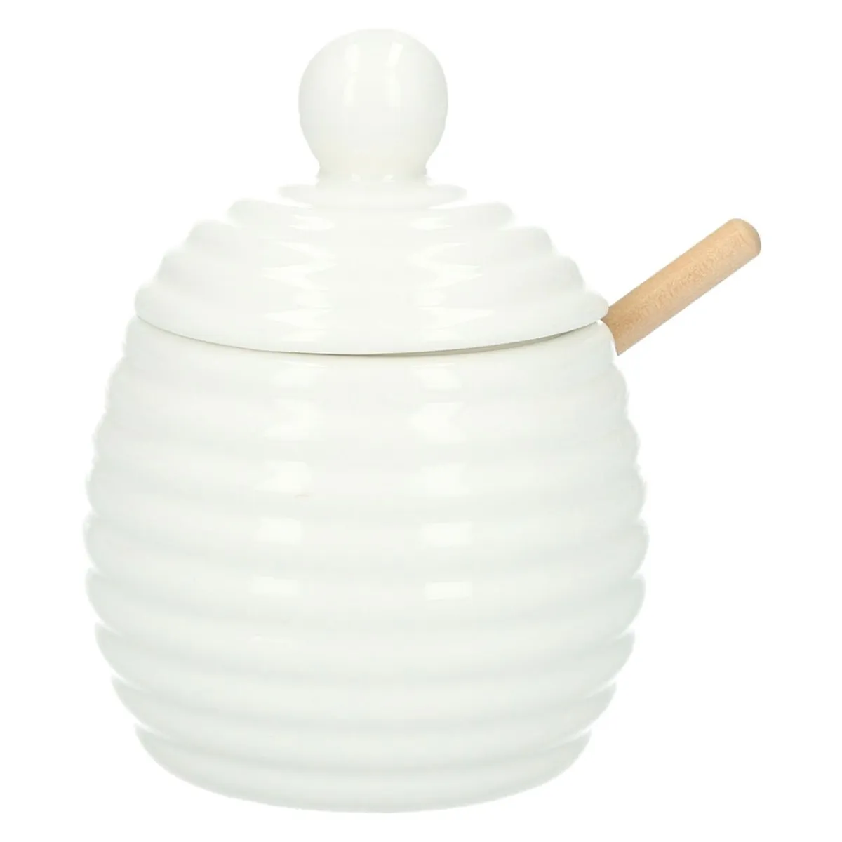 HOMLA Sloik Fincan Na Miod 0,3 L Bialy Clearance