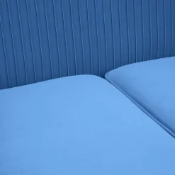 HOMLA Sofa Avant Sofa 2-Osobowa, Welurowa Granatowa 127X82X81.5 Cm Online