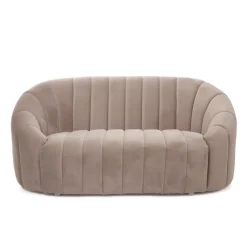 HOMLA Sofa Nottuna Sofa 2-Osobowa Welurowa 127X82X81.5 Cm New