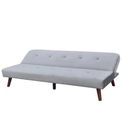 HOMLA Sofa Rinko Sofa 3-Osobowa, Z Funkcja Spania, Welurowa Ciemnoszara 195X81X74 Cm Outlet