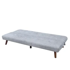 HOMLA Sofa Rinko Sofa 3-Osobowa, Z Funkcja Spania, Ciemnoszara 195X81X74 Cm Best