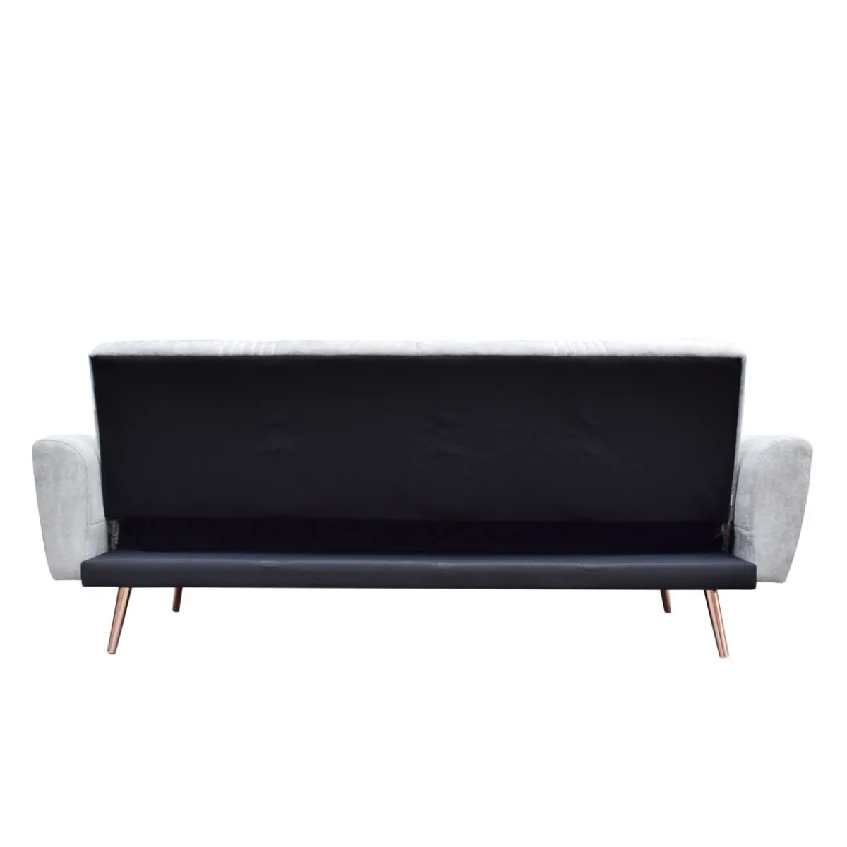 HOMLA Sofa Samtige 3-Osobowa, Z Funkcja Spania, Szara 212X84X86.5 Cm Hot