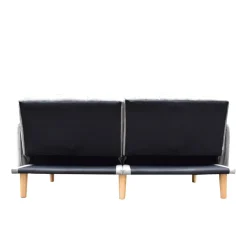 HOMLA Sofa Sonus 3-Osobowa, Z Funkcja Spania, Welurowa Musztardowa 195X91X83 Cm Best