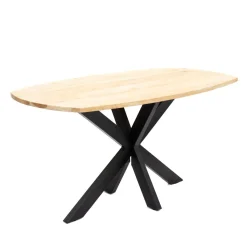 HOMLA Stol Glima Lite Drewno Akacji + Metal 140X70X76 Cm New