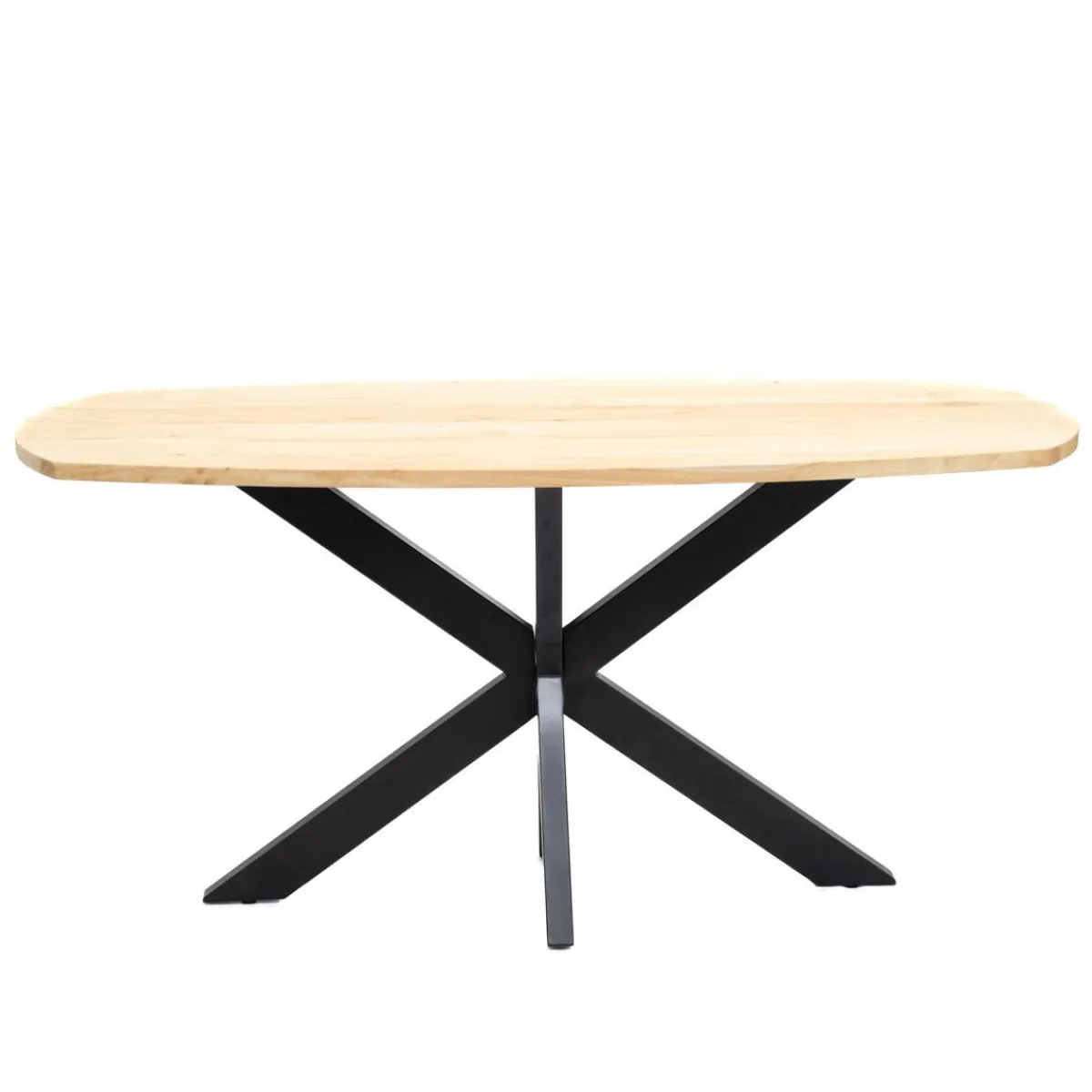 HOMLA Stol Glima Lite Drewno Akacji + Metal 140X70X76 Cm New