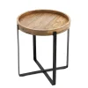 HOMLA Stolik Harvey Kawowy 42X42X45 Cm Naturalny Discount