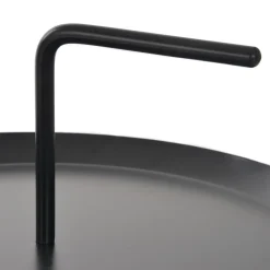 HOMLA Stolik Kawowy Industrial Metalowy 38X38X45 Cm Czarny Sale