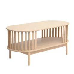 HOMLA Stolik Kawowy Lemn Drewniany 100X48X45 Cm Outlet
